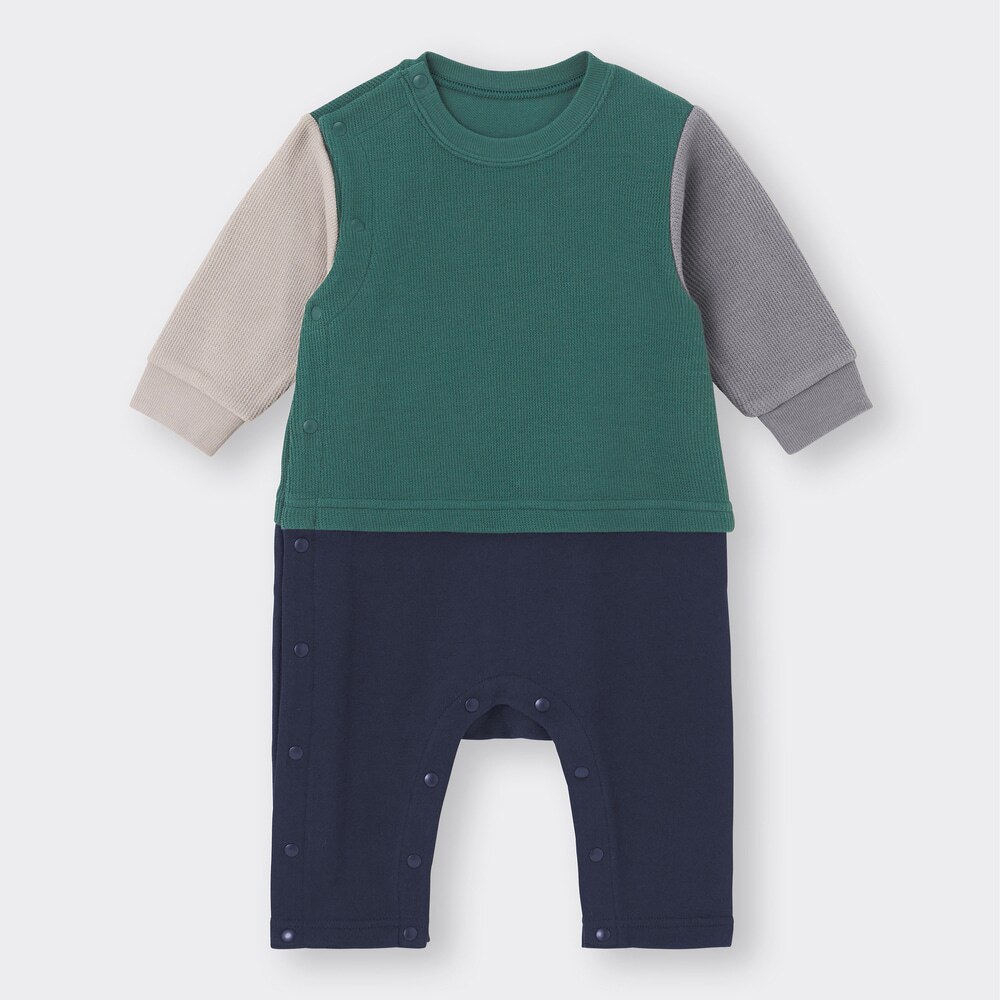 （GU）BABY(NEWBORN)セパオール(長袖)(カラーブロック)+Eのサムネイル