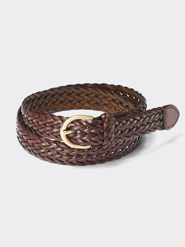 ボンデッドレザーメッシュベルト