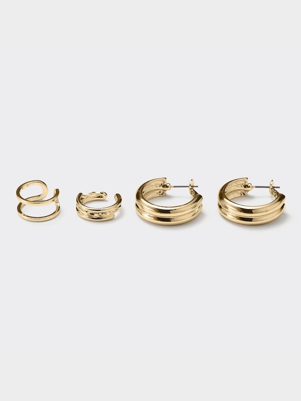 メタルピアス&イヤーカフセット