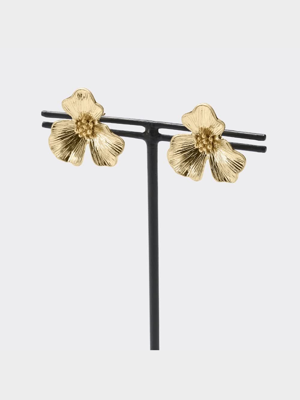 GU公式 | メタルフラワーピアス&イヤーカフセット