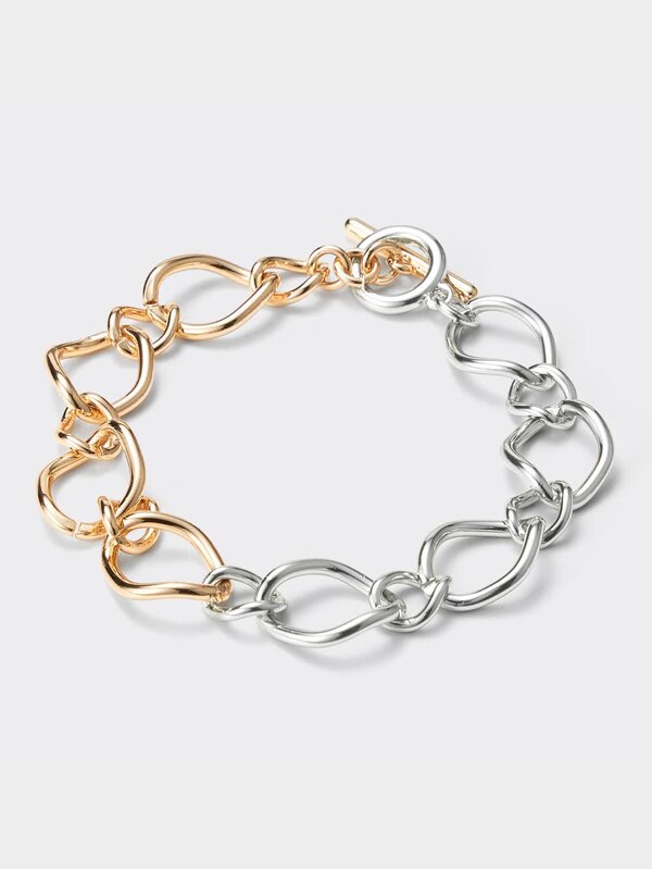 メタル&チェーンブレスレット