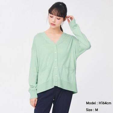 Gu公式 Uvカットオーバーサイズカーディガン 長袖 ファッション通販サイト