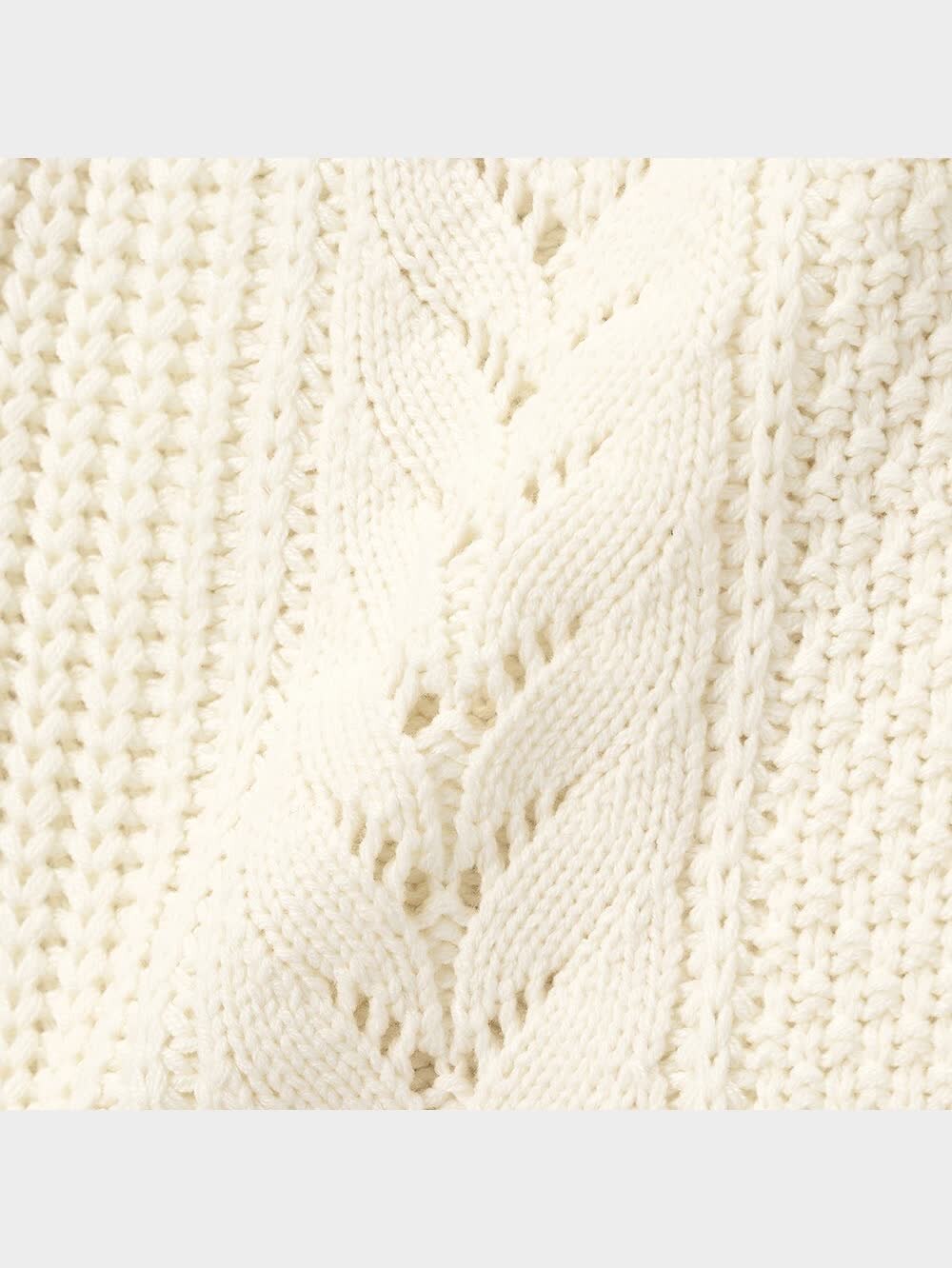 購入者限定おまけ GU公式 | コットンブレンドチルデンニットベスト