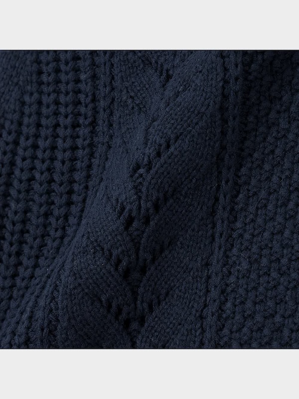 コットンブレンドチルデンニットベスト