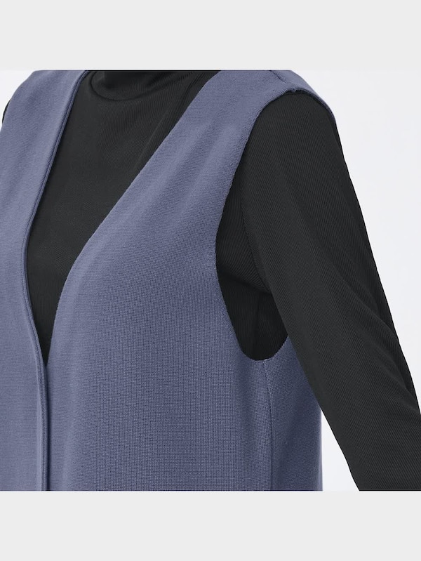 ミラノリブニットジャンパードレス