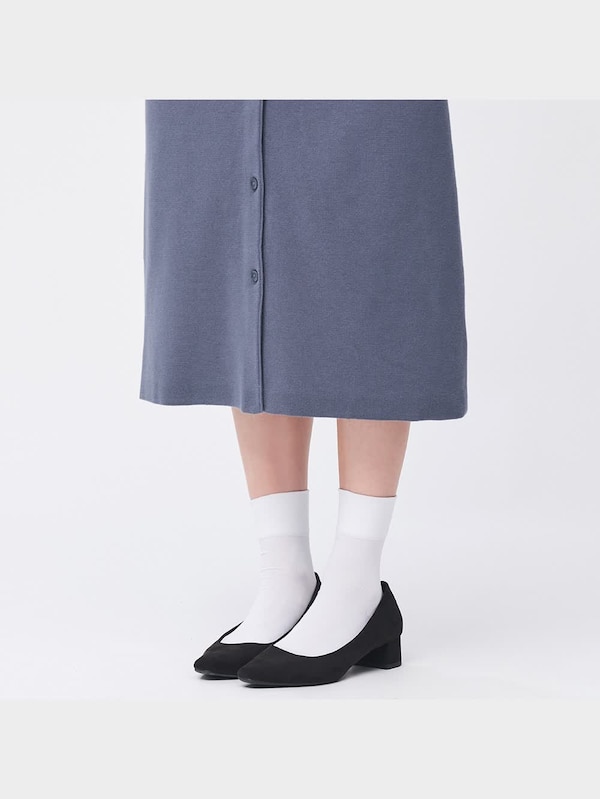 ミラノリブニットジャンパードレス