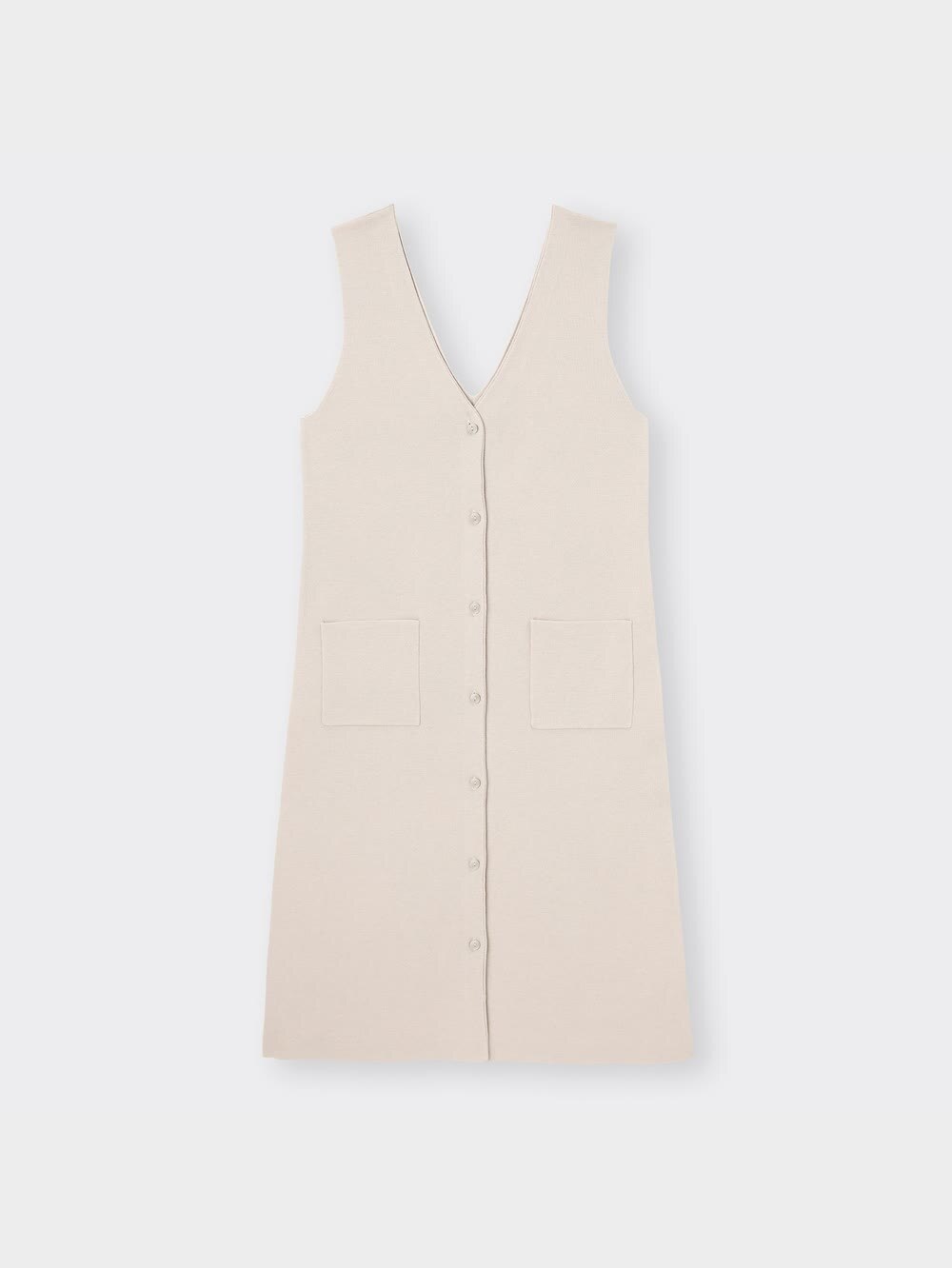 購入用 GU公式 | ミラノリブニットジャンパードレス