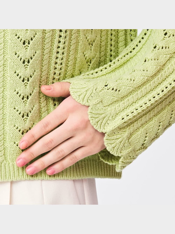 2WAYレーシーカーディガン(長袖)