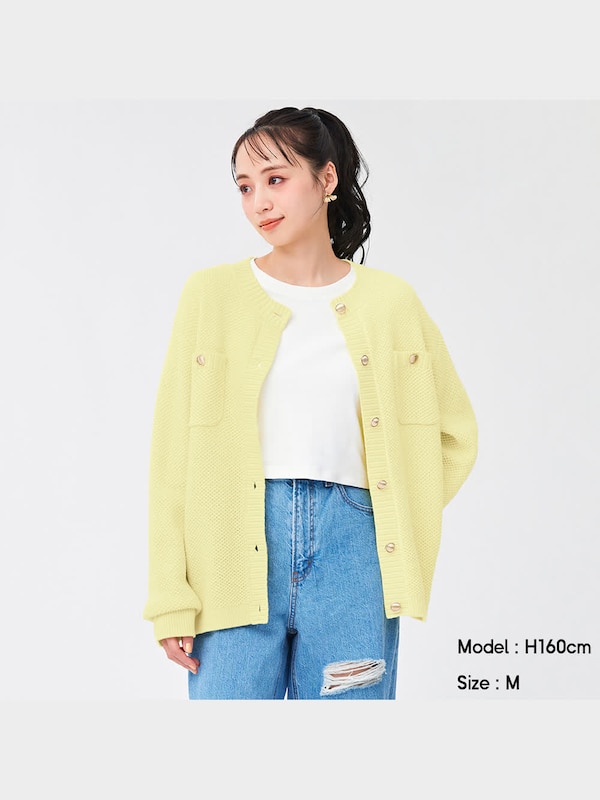 ダブルポケットカーディガン(長袖)YG+E