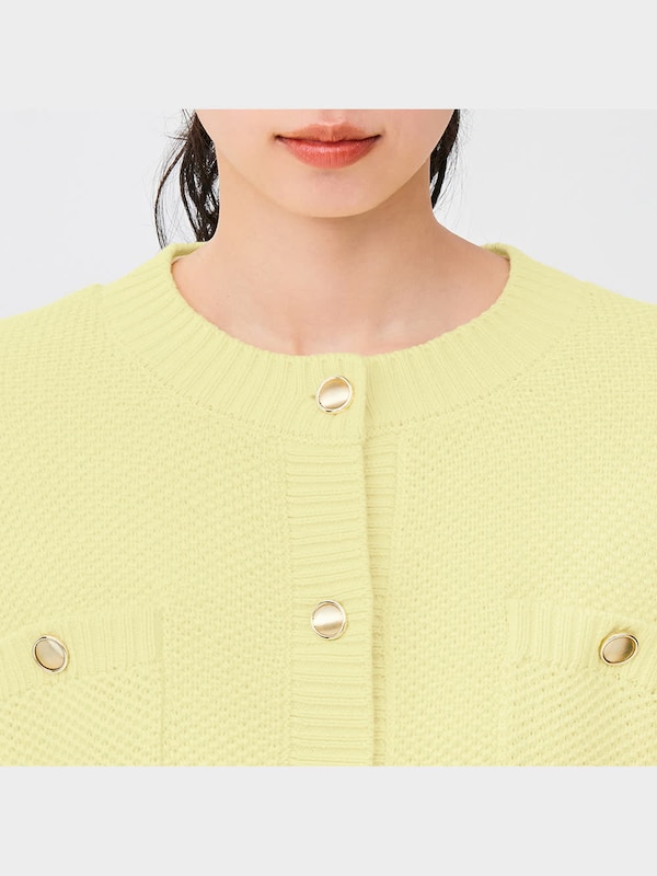 ダブルポケットカーディガン(長袖)YG+E