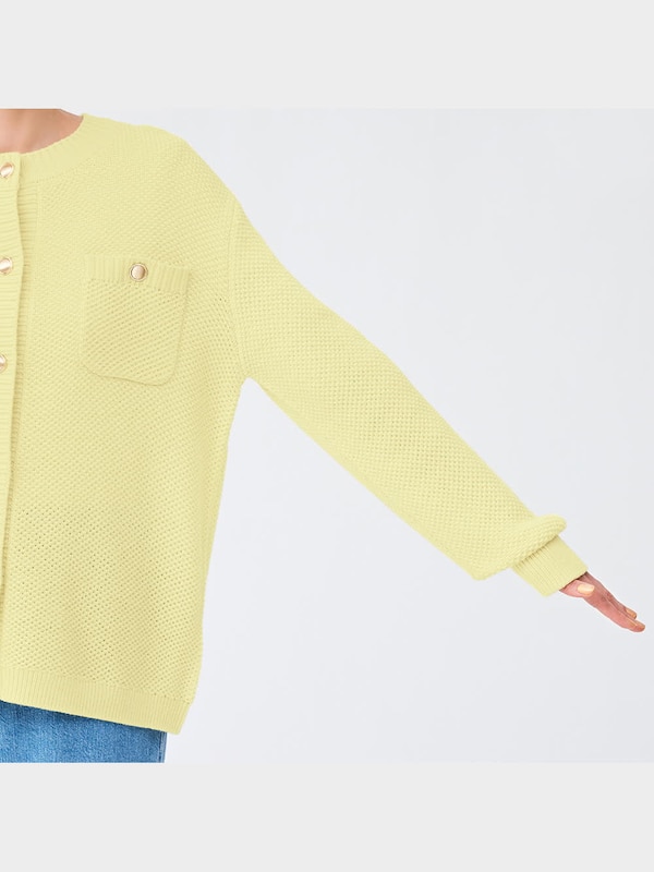 ダブルポケットカーディガン(長袖)YG+E