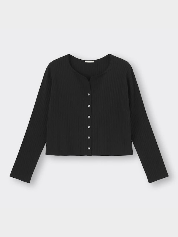 UVカットワイドリブカーディガン(長袖)OSC+EC