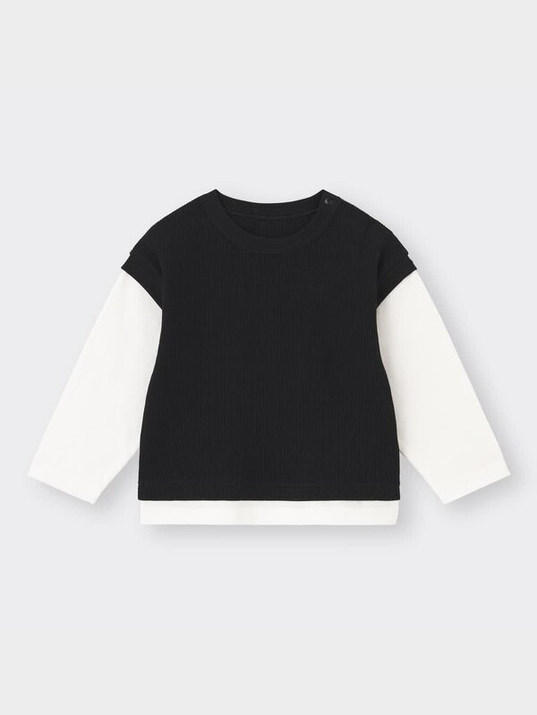 BABY(TODDLER)ベストレイヤードT(長袖)+E