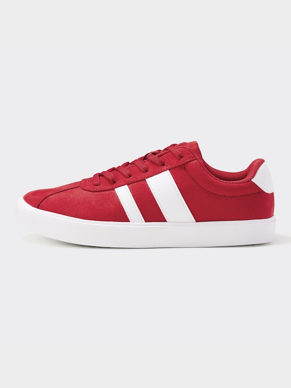 ライトソールスエードタッチスニーカー