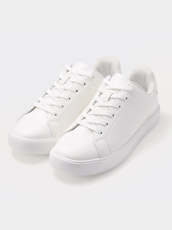 ライトソールレザータッチスニーカー+E