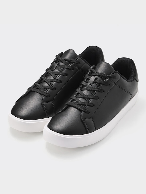 ライトソールレザータッチスニーカー+E