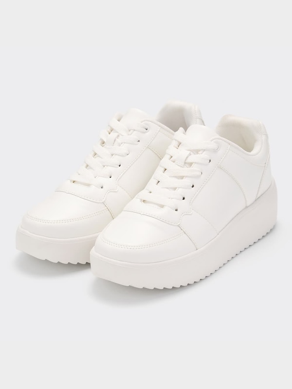 ボリュームソールコートスニーカー