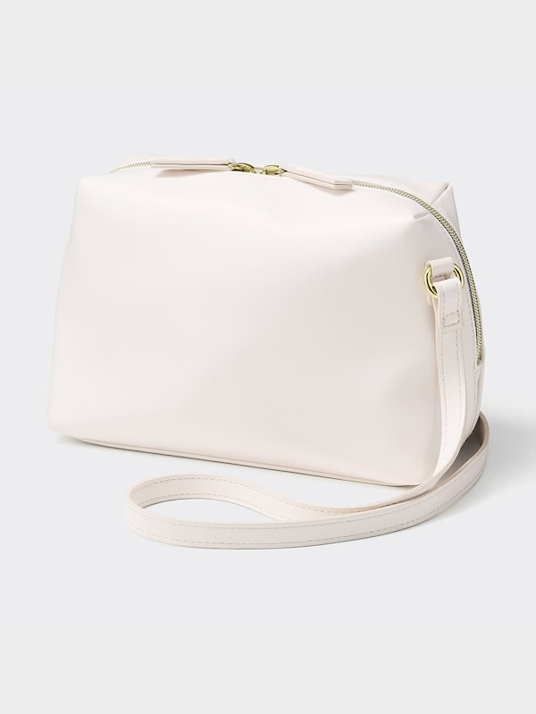 ライト&ソフトレザータッチショルダーバッグ