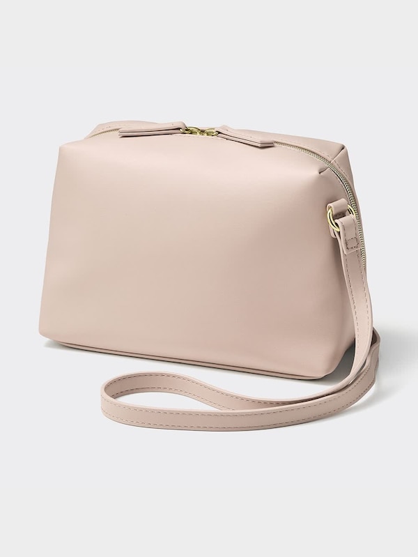 ライト&ソフトレザータッチショルダーバッグ