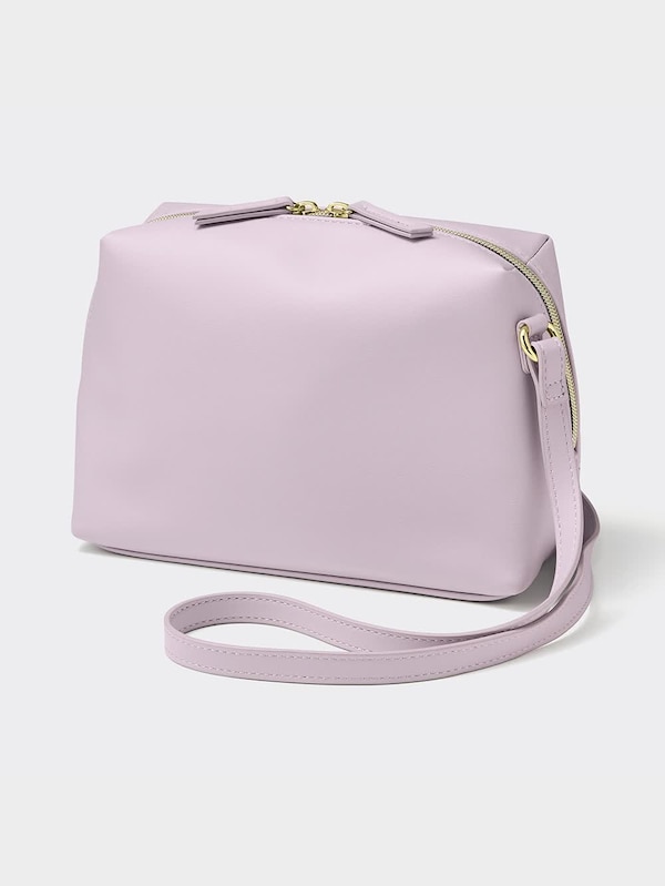 ライト&ソフトレザータッチショルダーバッグ