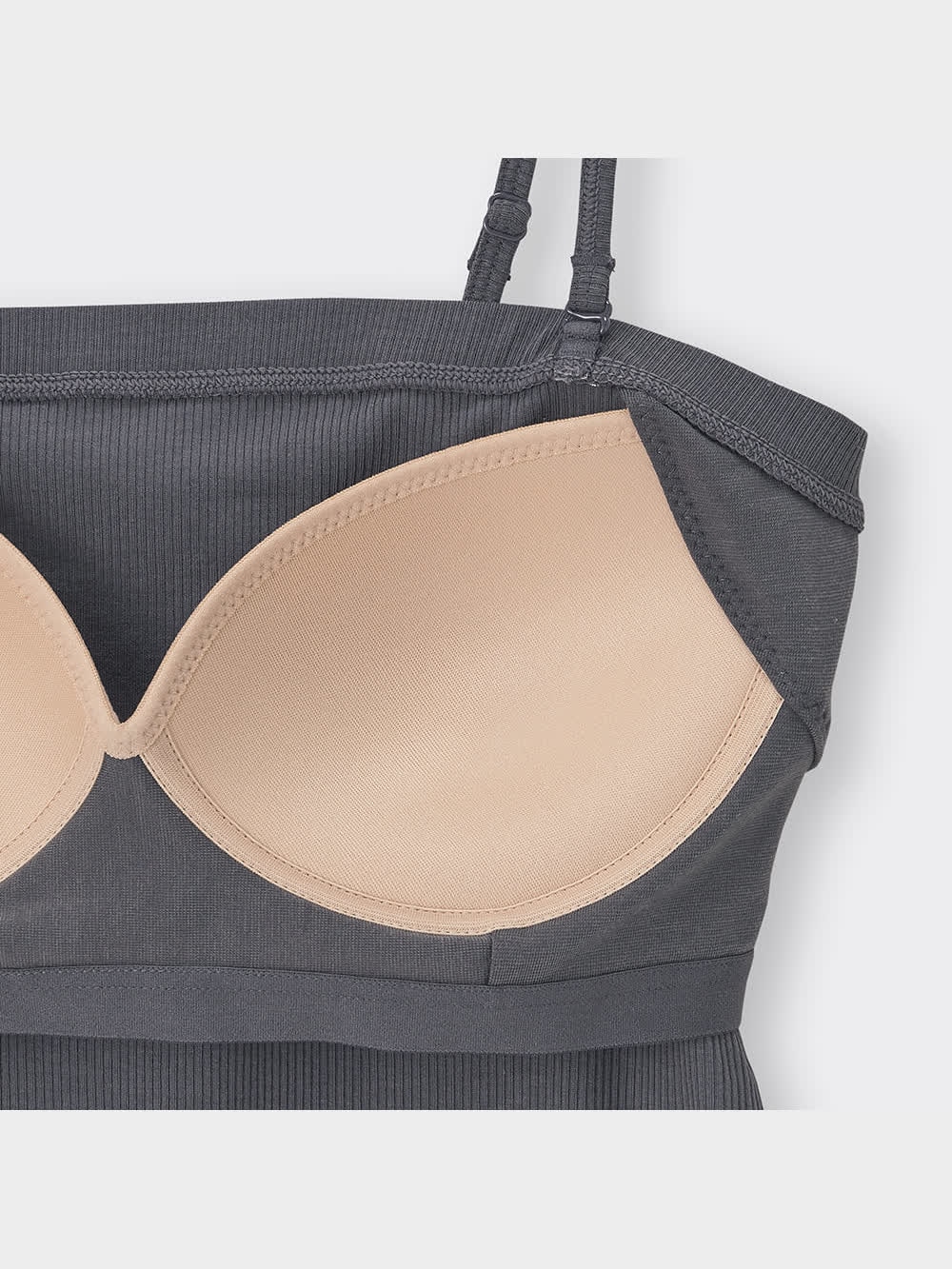 GU公式 | ブラフィールリブチューブトップ