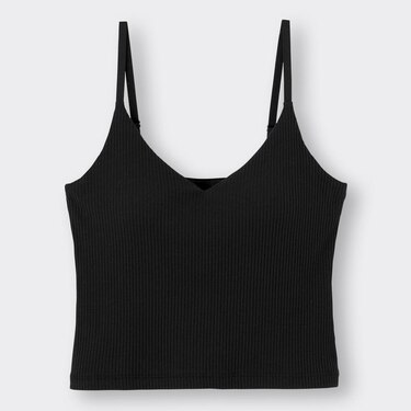 Gu公式 ブラフィールクロップドvネックキャミソール X ファッション通販サイト