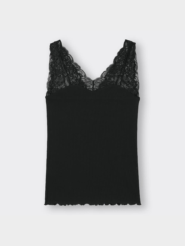 スタイルオーガニックコットンリブレースタンクトップ