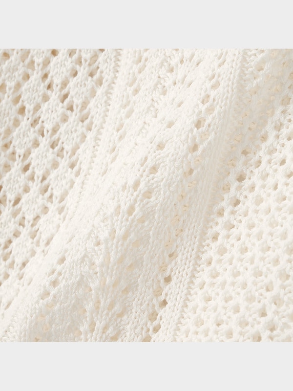 2WAYレーシーフレアスリーブセーター(長袖)