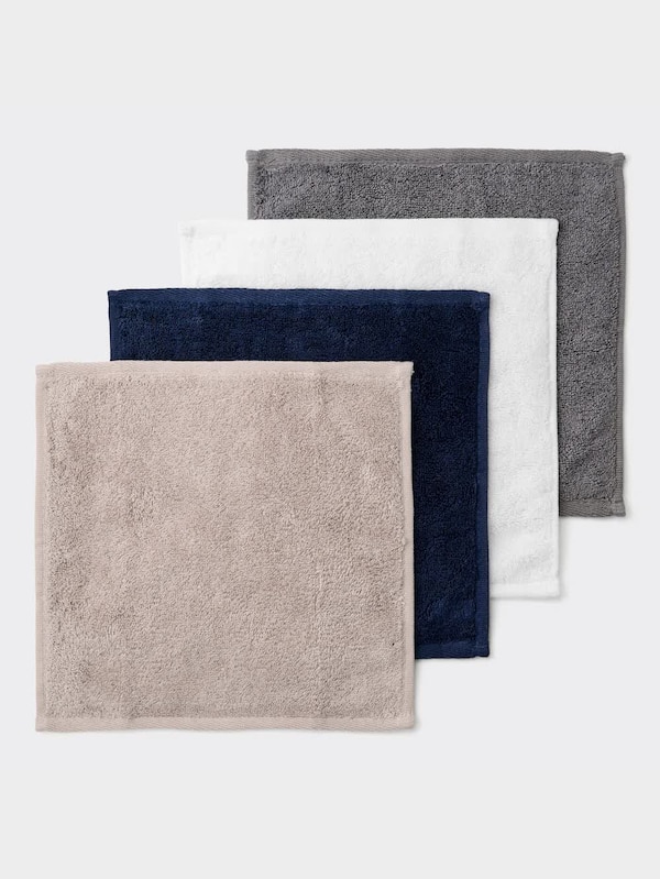オーガニックコットンミニタオル4P