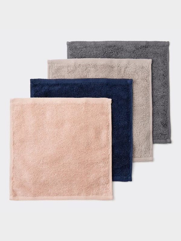 オーガニックコットンミニタオル4P