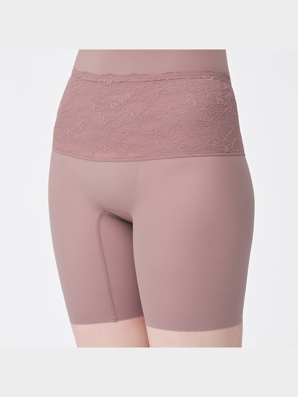 スタイルサポートシェイパーショーツ(レース)(4分丈)+E