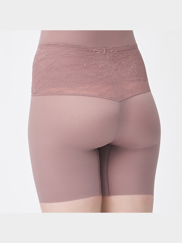スタイルサポートシェイパーショーツ(レース)(4分丈)+E