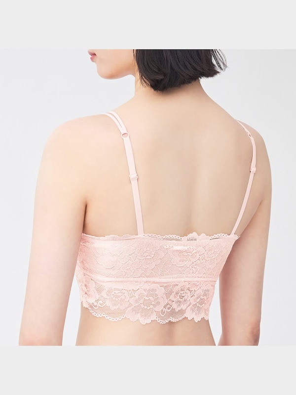 ナチュラルサポートブラ(ノンワイヤー)(レース)