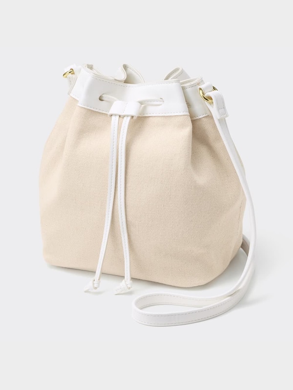 キャンバスドローストリングバッグ