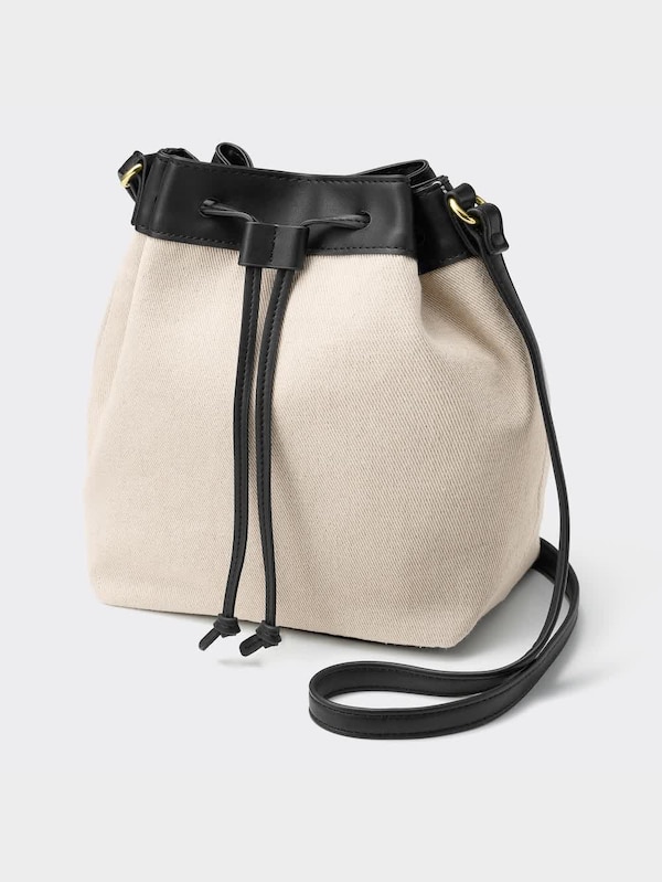 キャンバスドローストリングバッグ