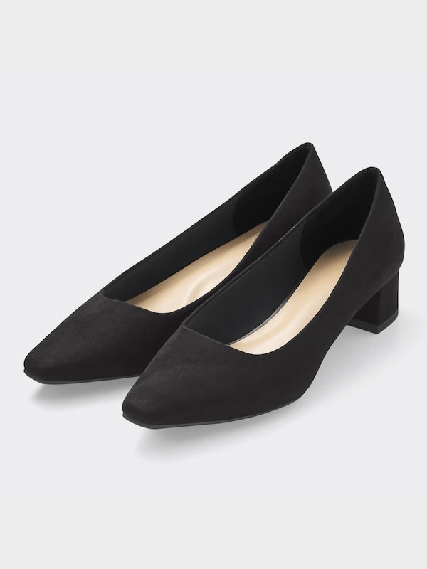 マシュマロローヒールパンプス