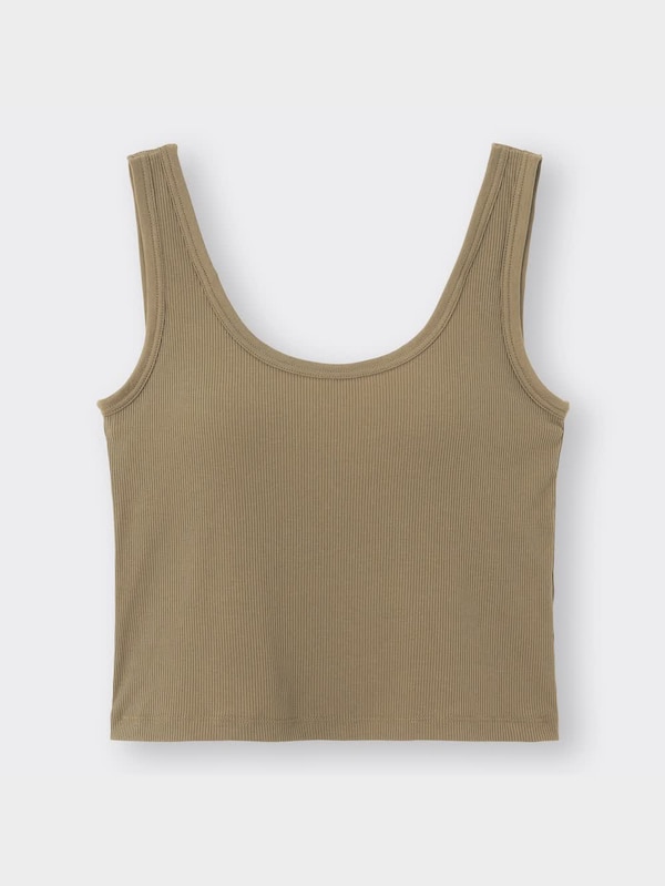 ブラフィールクロップドバックオープンタンクトップ