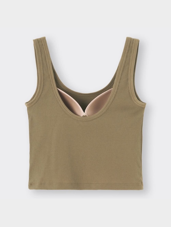 ブラフィールクロップ  ドバックオープンタンクトップ