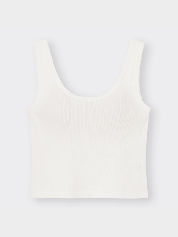 ブラフィールクロップドバックオープンタンクトップ