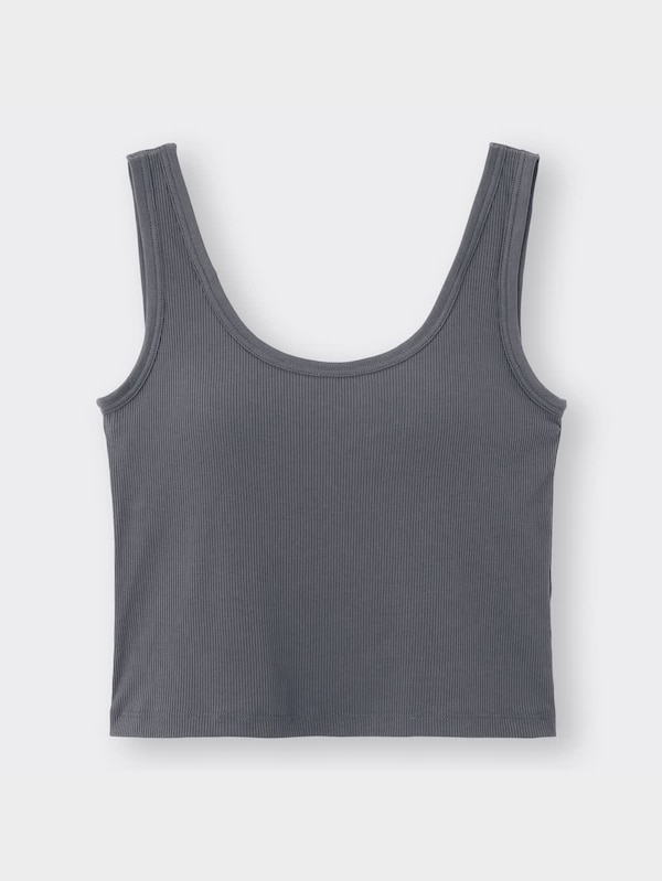 ブラフィールクロップドバックオープンタンクトップ