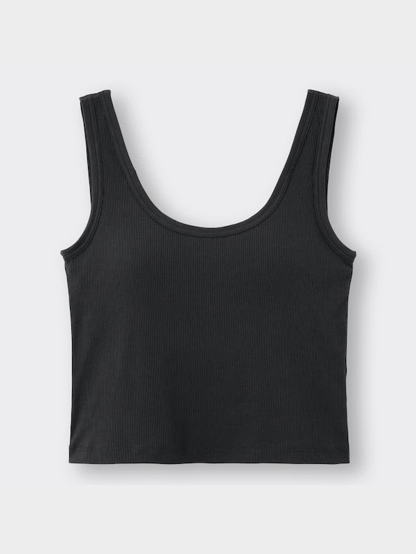 ブラフィールクロップドバックオープンタンクトップ