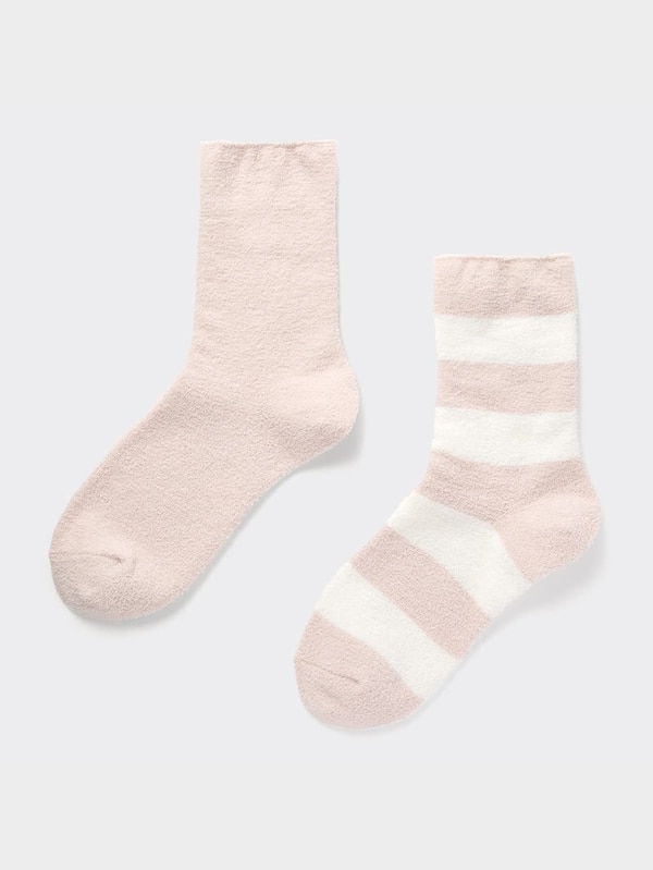 ルームソックス2P(ボーダー)