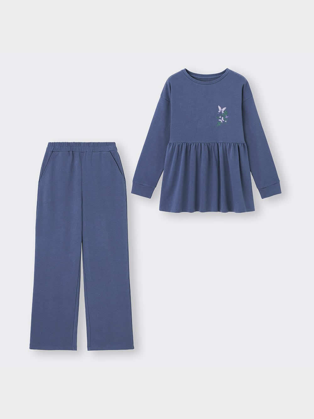 GU公式 | ラウンジセット(長袖&ロングパンツ) Demon Slayer