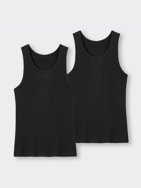 インナーリブタンクトップ2P