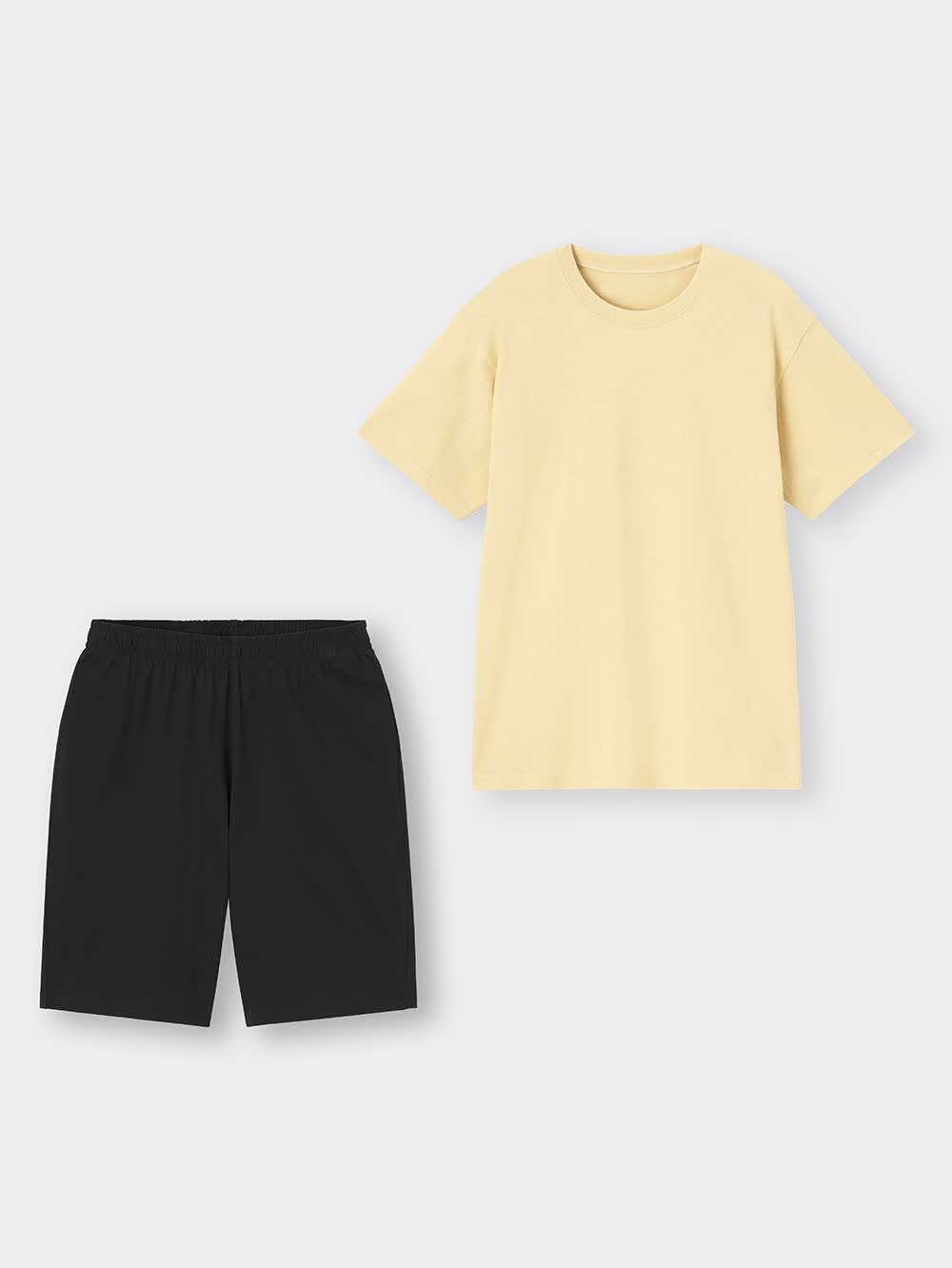 GU公式 | ラウンジセット(半袖&ショートパンツ)