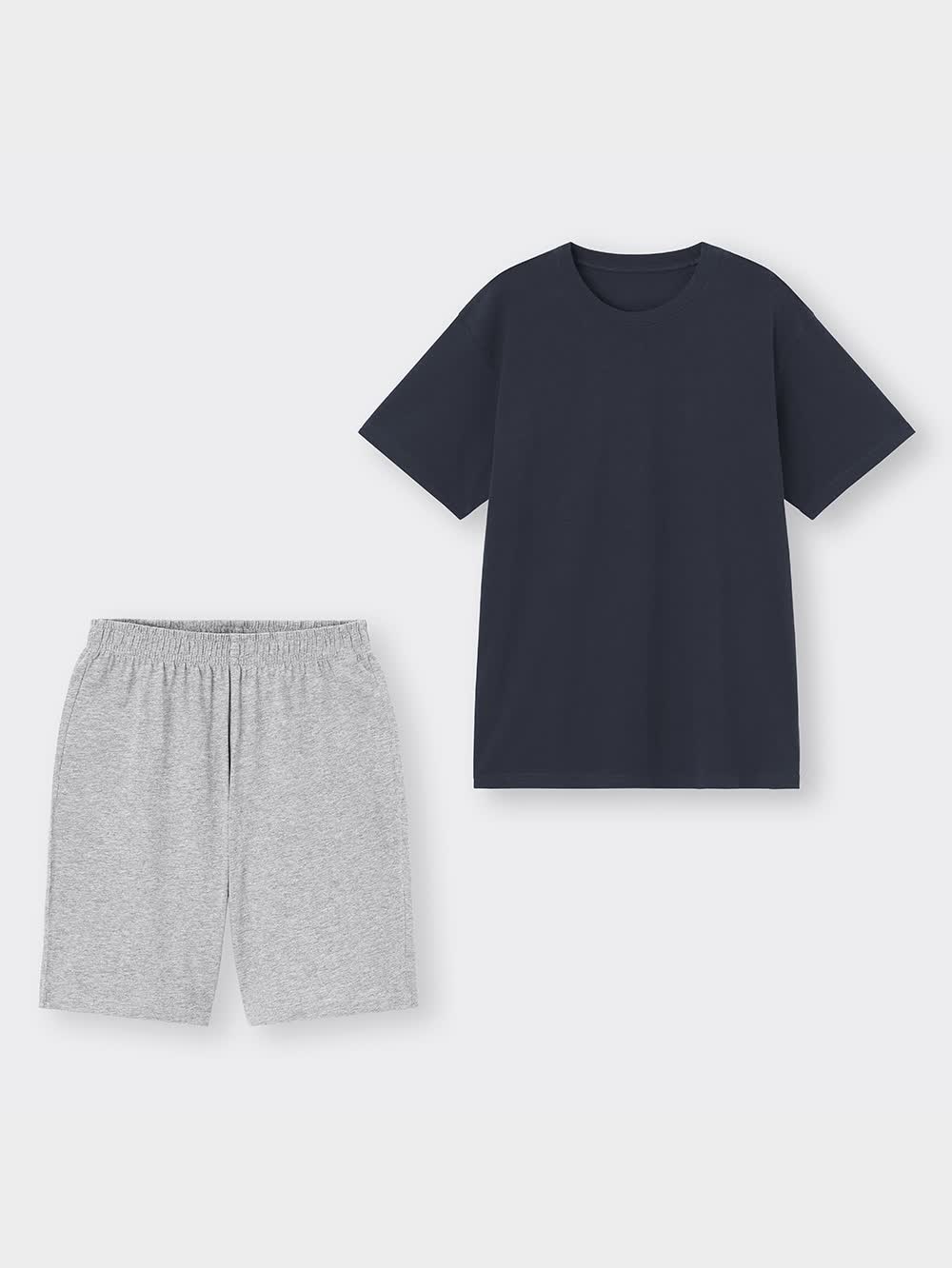 GU公式 | ラウンジセット(半袖&ショートパンツ)