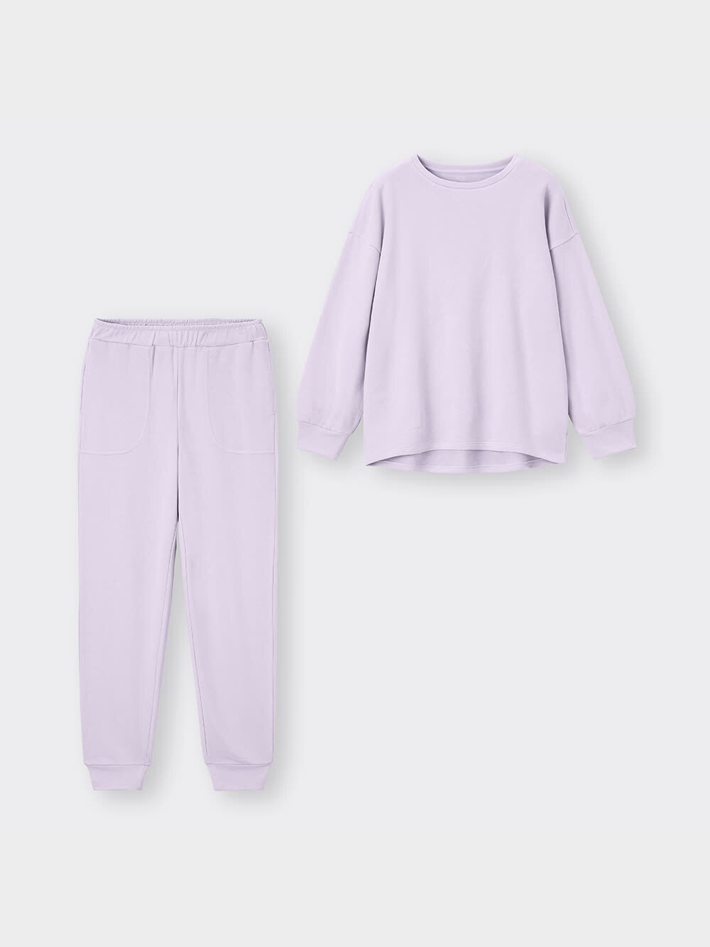 GU公式 | ソフトスウェットラウンジセット(長袖&ロングパンツ)