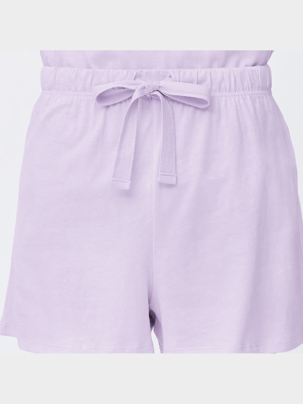 コットンラウンジセット(半袖&ショートパンツ)