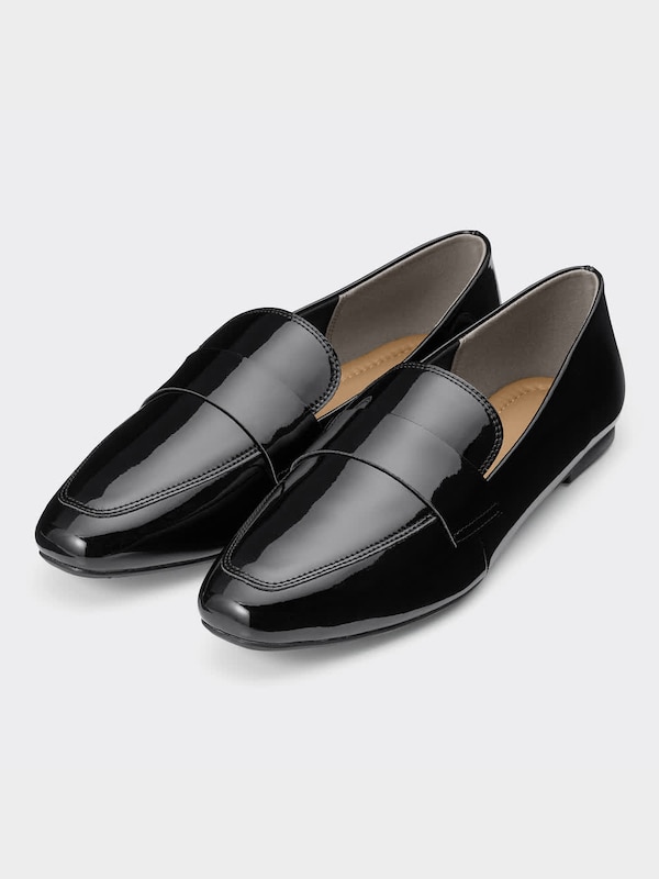 シフォンフラットローファー+E