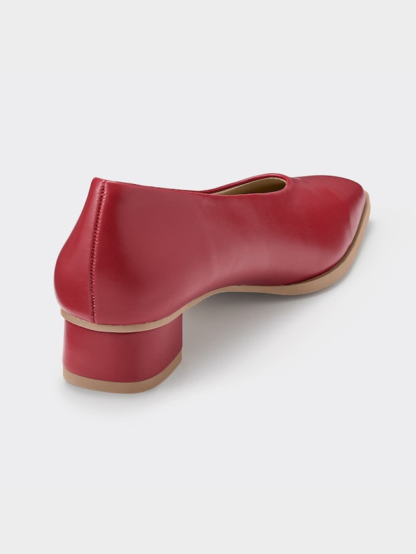 ソフトローヒールパンプス